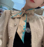 爱马仕《巴黎爱犬》束发带 棕色 - 图片 4