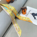 爱马仕《巴黎爱犬》束发带 黄色