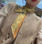 爱马仕《巴黎爱犬》束发带 黄色 - 图片 4