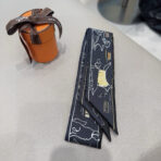 爱马仕《巴黎爱犬》束发带 黑色 - 图片 2