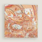 爱马仕《翱翔福宝之梦》橙色方巾