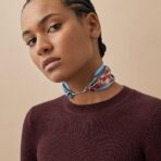 爱马仕【Jumping】Twilly小丝巾 深蓝款 - 图片 2