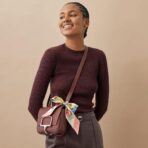 爱马仕【Jumping】Twilly小丝巾 红粉撞色 - Imagem 4