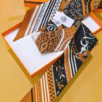 爱马仕【亚马逊庆典】丝巾 棕色款 - Image 3