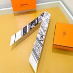 爱马仕【亚马逊庆典】丝巾 灰色款