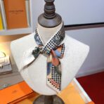 爱马仕【优雅骑士】Twilly小丝巾 杏色款 - 图片 3