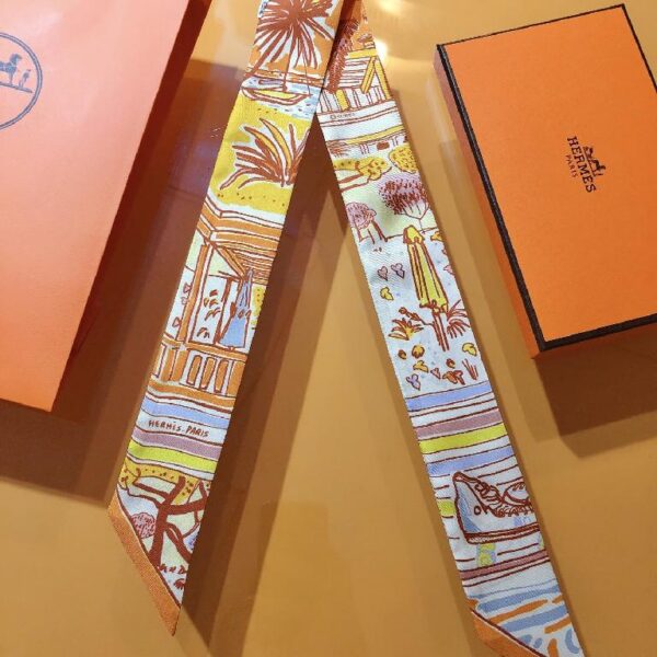 爱马仕【悠闲的假期】丝带 橙色