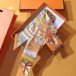 爱马仕【悠闲的假期】丝带 橙色 - 图片 2