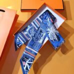 爱马仕【悠闲的假期】丝带 蓝色 - Image 4