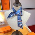 爱马仕【悠闲的假期】丝带 蓝色 - Image 3