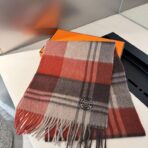 爱马仕 巴宝莉非常正的男女围巾 红色款