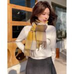 爱马仕 巴宝莉非常正的男女围巾 格子款 - 图片 4