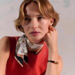 爱马仕【鞍具花束】丝巾 浅黄色 - Imagem 2