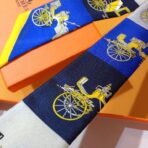 爱马仕【马车接龙】Twilly小丝巾 黄色 - 图片 3