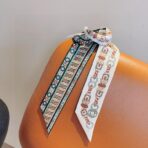 爱马仕丝巾 束发带 白色款 - 图片 2