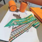 爱马仕丝巾 束发带 绿色款 - 图片 2