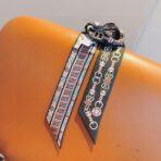 爱马仕丝巾 束发带 黑色款 - 图片 3