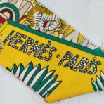 爱马仕“动物之城” Twilly小丝巾 黄绿白撞色 - 图片 4