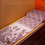 爱马仕巴黎时装展商务男士女士羊绒围巾 紫色款 - Imagem 2