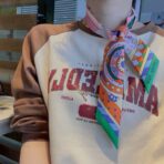 爱马仕斜纹真丝丝巾 绿色款 - Imagem 3