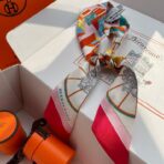 爱马仕新款Twilly小丝巾 玫红色 - Imagem 2