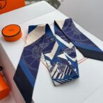 爱马仕新款Twilly小丝巾 蓝色款 - Imagem 2