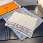 爱马仕新款套装 又保暖又有质感的羊绒围巾帽子套装 - 图片 2