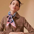 爱马仕新款真丝方巾【新式座驾】粉蓝撞色 - Imagem 3