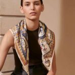 爱马仕新款真丝方巾【新式座驾】黑棕撞色 - Imagem 2