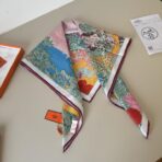 爱马仕方巾《回归自然》绿色款 - Imagem 4