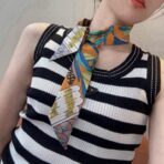 爱马仕树之歌小丝巾 橙色 - Imagem 4