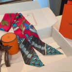 爱马仕树之歌小丝巾 红色