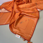 爱马仕真丝方巾 橙色 - Imagem 4