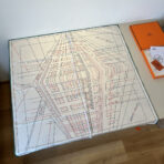 爱马仕真丝方巾 白色