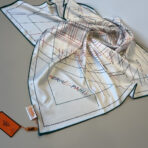 爱马仕真丝方巾 白色 - 图片 4