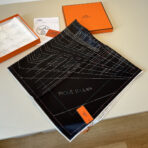 爱马仕真丝方巾 黑色 - Imagem 2