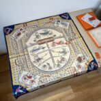 爱马仕真丝方巾【新式座驾】灰蓝撞色