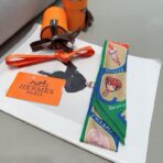 爱马仕趣味冰激凌Twilly方巾 绿色 - Imagem 4