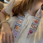 爱马仕顶级斜纹真丝 浅蓝色款 - Imagem 2