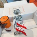 爱马仕顶级斜纹真丝 白色款 - Imagem 4