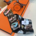 爱马仕顶级斜纹真丝 黑色款 - Imagem 4