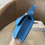 爱马仕（Hermès）Constance Elan 蓝色 Epsom 牛皮金属扣单肩包 - 图片 4