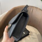 爱马仕（Hermès）Constance Elan 黑色 Epsom 牛皮金属扣单肩包 - 图片 3