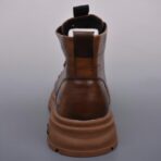 经典款Timberland添柏岚户外高帮休闲大黄靴系列 复古做旧棕褐色 - 图片 2