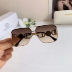 范思哲 Medusa Biggie 金属方框太阳镜  浅棕色 - Image 3