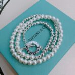 蒂芙尼 HardWear 系列淡水珍珠锁扣手链 项链