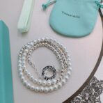 蒂芙尼 HardWear 系列淡水珍珠锁扣手链 项链 - Imagem 3