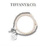 蒂芙尼 Return to Tiffany 系列珍珠爱心 OT 扣手链 - Image 2