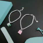 蒂芙尼（Tiffany & Co.） 银制情侣款圆珠手链 - Imagem 4
