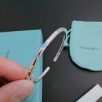 蒂芙尼（Tiffany & Co.）925 银彩色珐琅开口手镯 - Imagem 2